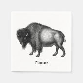 Serviette En Papier Big Bison Buffalo Thunder-Cove (Devant)