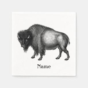 Serviette En Papier Big Bison Buffalo Thunder-Cove