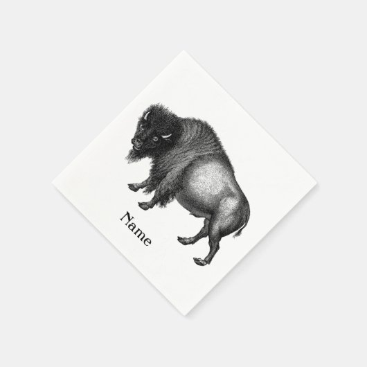 Serviette En Papier Big Bison Buffalo Thunder-Cove (Coin)