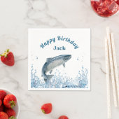 Serviette En Papier Big Fish In Water Fête d'anniversaire (En situation)