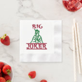 Serviette En Papier Big Joker Napkin (En situation)