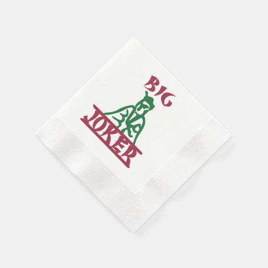 Serviette En Papier Big Joker Napkin (Coin)