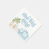 Serviette En Papier Big One Beach Surf 1er anniversaire (Coin)