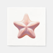 Serviette En Papier Big Pink Starfish (Devant)