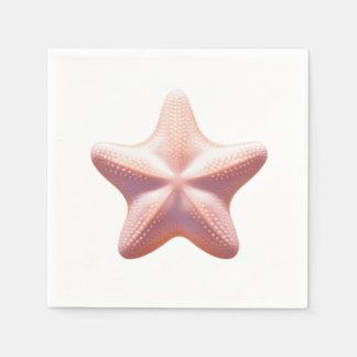Serviette En Papier Big Pink Starfish