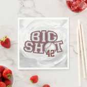 Serviette En Papier Big Shot Basball (En situation)