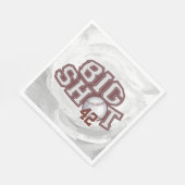 Serviette En Papier Big Shot Basball (Coin)