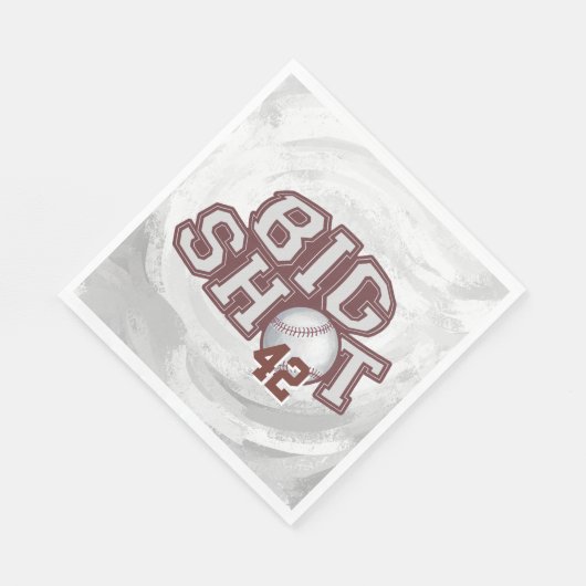 Serviette En Papier Big Shot Basball (Coin)