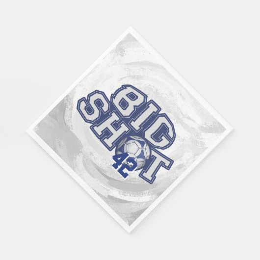 Serviette En Papier Big Shot Soccerball (Coin)