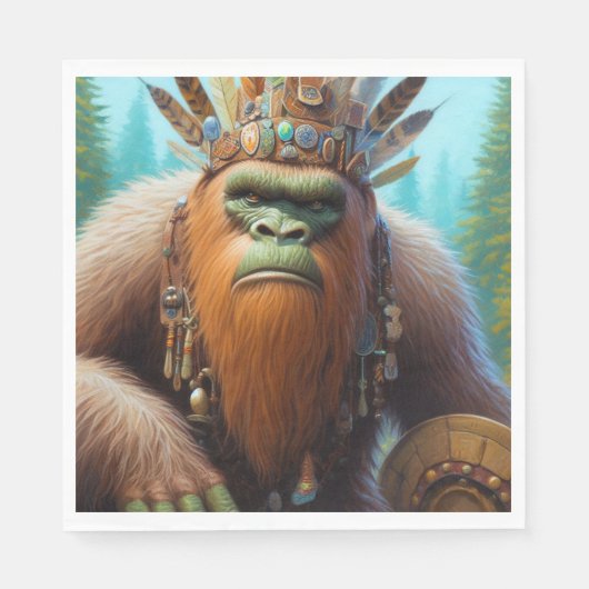 Serviette En Papier Bigfoot Eco Warrior (Devant)