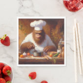 Serviette En Papier Bigfoot le chef (En situation)