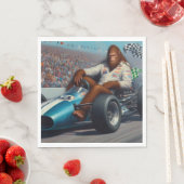 Serviette En Papier Bigfoot Racecar (En situation)