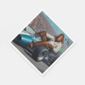 Serviette En Papier Bigfoot Racecar (Coin)