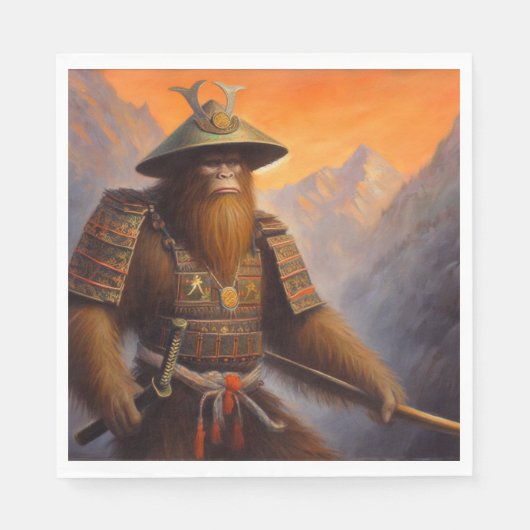 Serviette En Papier Bigfoot Samurai (Devant)