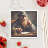 Serviette En Papier Bigfoot Sherlock Holmes (En situation)