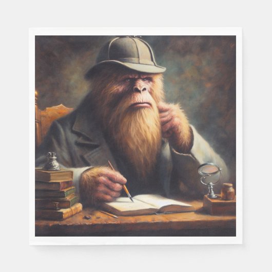 Serviette En Papier Bigfoot Sherlock Holmes (Devant)