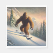 Serviette En Papier Bigfoot Snowboard (Devant)
