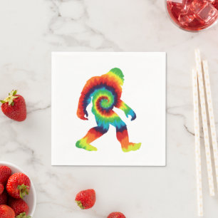 Serviette En Papier Bigfoot Tie Dye