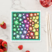 Serviette En Papier Bijoux à billes Image Napkins (En situation)