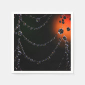Serviette En Papier Bijoux Spiderweb serviettes (Devant)