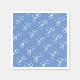 Serviette En Papier Bike Boys Bicycle White