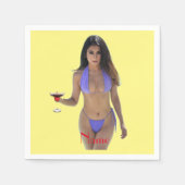 Serviette En Papier Bikini brun beauté Thunder_Cove (Devant)