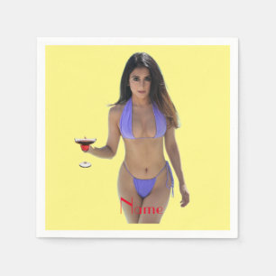 Serviette En Papier Bikini brun beauté Thunder_Cove