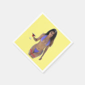 Serviette En Papier Bikini brun beauté Thunder_Cove (Coin)