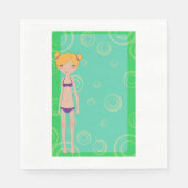 Serviette En Papier Bikini Girl (Devant)