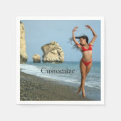 Serviette En Papier Bikini Model Dancing Thunder_Cove (Devant)