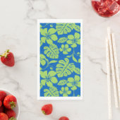 SERVIETTE EN PAPIER BIKINI ROSE (BLEU/VERT) (En situation)