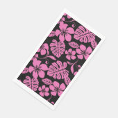 SERVIETTE EN PAPIER BIKINI ROSE (NOIR/ROSE) (Coin)