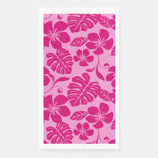 SERVIETTE EN PAPIER BIKINI ROSE (ROSES) (Devant)