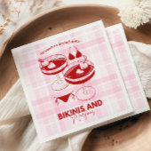 Serviette En Papier Bikinis Et Martinis Bachelorette