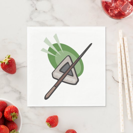 Serviette En Papier Billard (En situation)