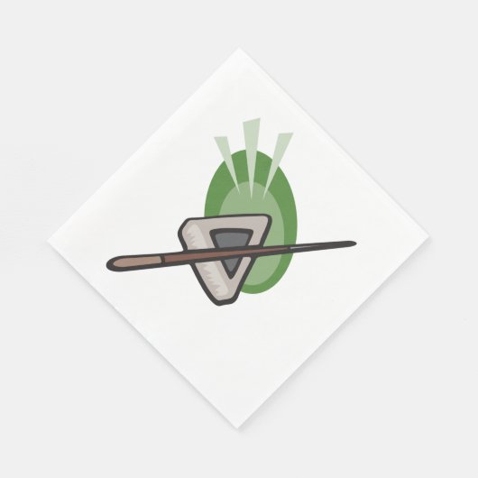 Serviette En Papier Billard (Coin)