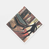 Serviette En Papier Billard, célèbre peinture, (Coin)