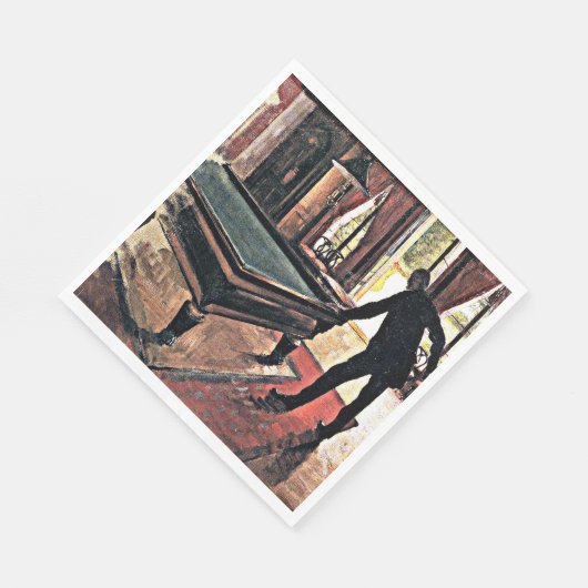 Serviette En Papier Billard, célèbre peinture, (Coin)