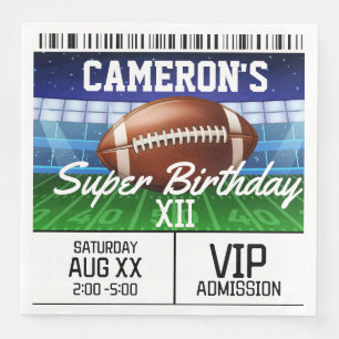 Serviette En Papier Billet de match de football Super Party