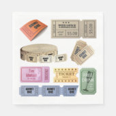 Serviette En Papier Billets divers (Devant)