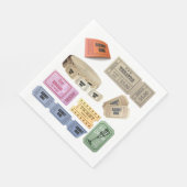 Serviette En Papier Billets divers (Coin)