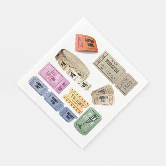 Serviette En Papier Billets divers (Coin)