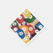 Serviette En Papier Billiard Ball Collection (Coin)
