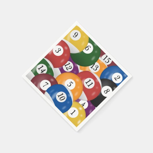Serviette En Papier Billiard Ball Collection (Coin)