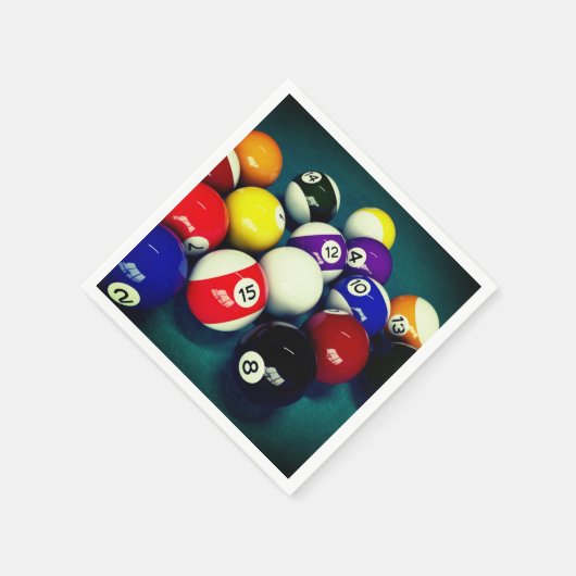 Serviette En Papier Billiard Balls (Coin)