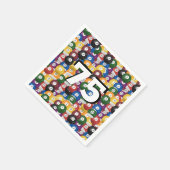 Serviette En Papier Billiard Balls pour 75e anniversaire (Coin)