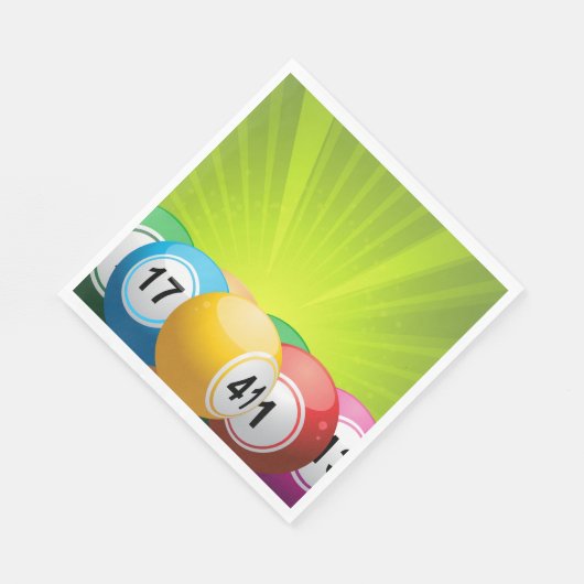 Serviette En Papier Bingo Balls (Coin)