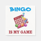 SERVIETTE EN PAPIER BINGO EST MON JEU (Devant)