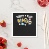 Serviette En Papier Bingo Joueur boules Lucky Nombre (En situation)