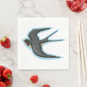 Serviette En Papier Bird in Flight (En situation)